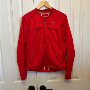 Nike Red Dri-Fit Running Jacket